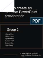 How To Create An Effective Powerpoint Presentation