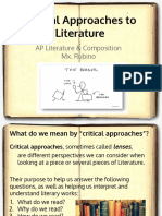 Critical Approaches to Literature (COMPLETE)