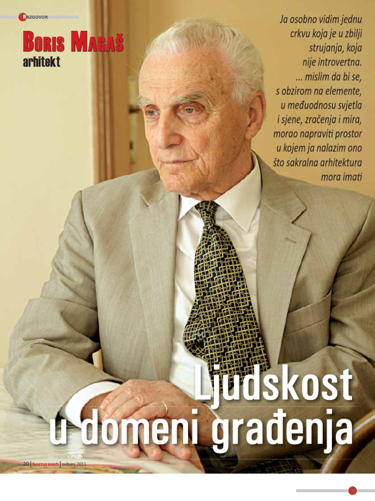 Boris Magaš - Interview U Svjetlu Riječi (Svibanj 2011) | PDF