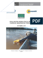 Evaluacion Hidrologica de Las Cuencas Amazonicas Peruanas
