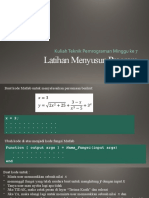 Latihan Menyusun Program