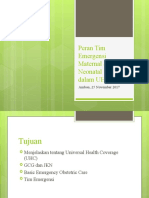 Peran Tim Emergensi Dalam UHC Ambon 25 NOv