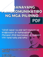 Kasanayang Pangkomunikatibo NG Mga Pilipino