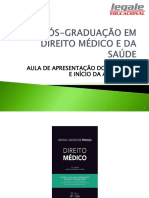 Introdução Ao Direito Médico e Da Saúde