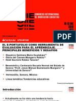 El E-Portafolio Como Herramienta de Evaluación para El Aprendizaje. Principales Beneficios y Desafíos