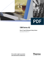 Manual de Instrucciones - Cabina de Bioseguridad Thermo - Fisher - Scientific 1375 Serie 1300
