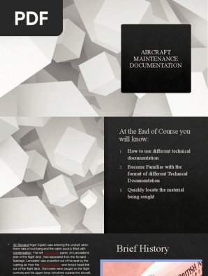 AIRCRAFT MAINTENANCE DOCUMENTATION