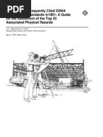 Osha Top 25 Physical Hazards