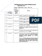 Tarikh Penting Pendaftaran STPM 2011