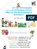 Molly Animation Techniques Technologies Timeline