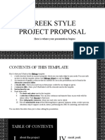 Greek Style Project Proposal by Slidesgo