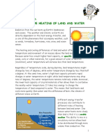 Lab Activity: Radiative Heating of Land and Water: Student Sheet 1