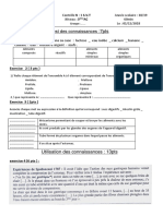 Devoir 1 Modele 4 SVT 3ac Semestre 1