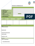 Estructura Planificación de Sesión