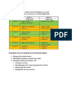 Jadwal Piket Kantor PKBM