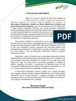 NOTA DE ESCLARECIMENTO - Reportagem Datada de 06.06.2020 Final'