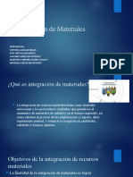 Integración de Materiales Presentación