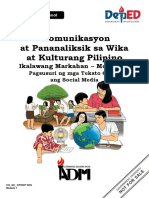 KPWKP q2 Mod7 Pagsusuri NG Mga Teksto Gamit Ang Social Media v2