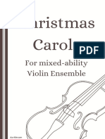 Christmas Carols Violin Ensemble