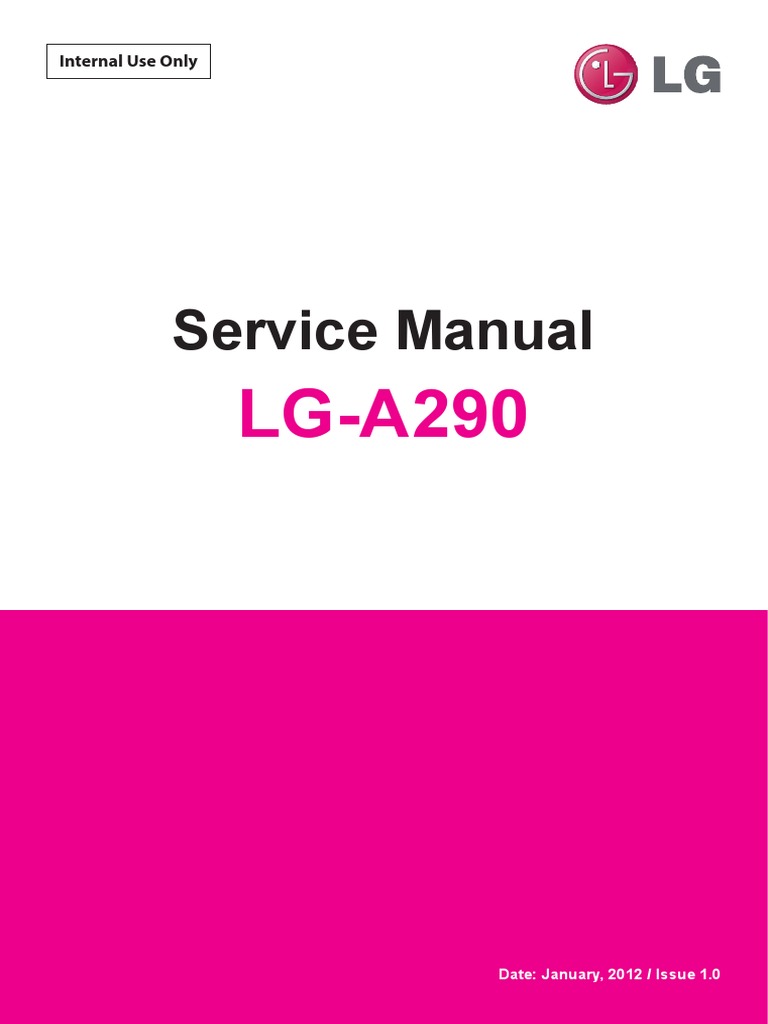 Service Manual: Internal Use Only | PDF | Analog To Digital Converter ...