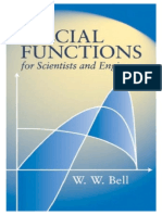 Special Functions for Scientists and Engineers - W.W. Bell