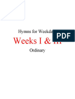 Hymns For Weekdays: Weeks I & III