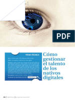 O Gestionar El Talento de Los Nativos Digitales