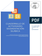 Cuadernillo de Actividades Segmentación Silábica