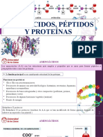 Aminoácidos, Péptidos y Proteínas