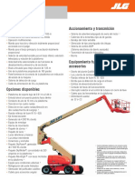 Plataforma Accionamiento y Transmisión: 800AJ Brazos Articulados