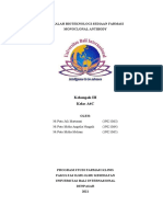 Makalah Bioteknologi Sediaan Farmasi Monoclonal Antibody: Kelompok III Kelas A4C