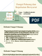 Statistika Matematika - Fungsi Peluang - Nadillah Syahwitri