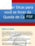 Ebook Queda de Cabelo 7 Dicas