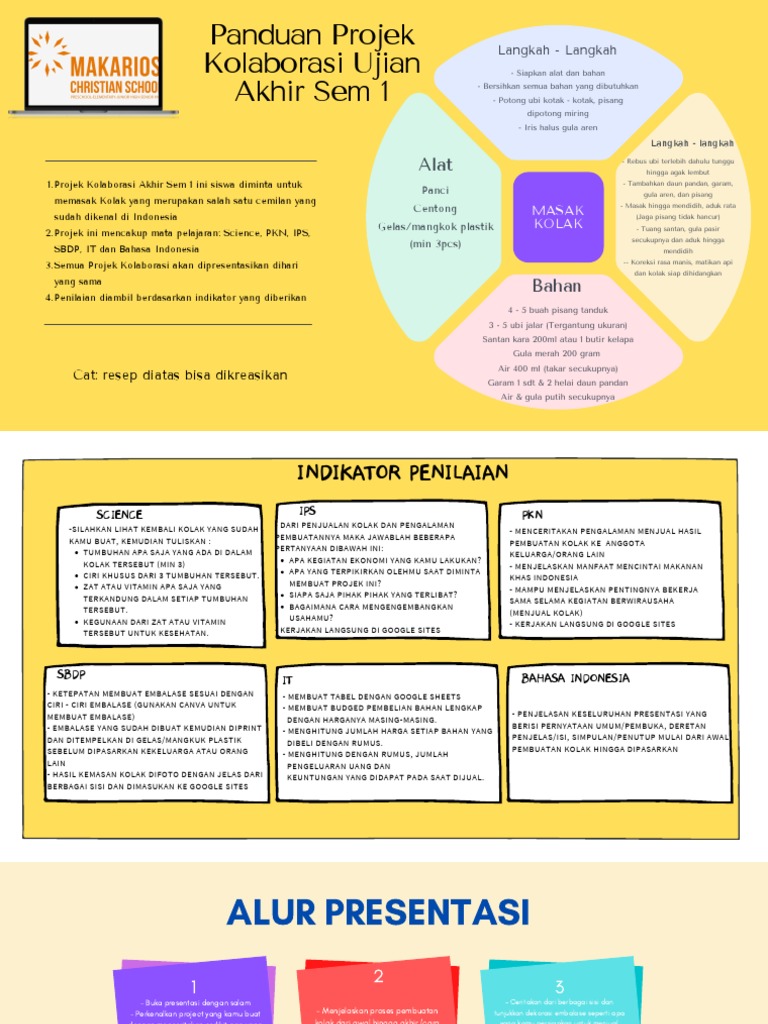 Final Collaborative Project Sem 1 Grade 6 | PDF