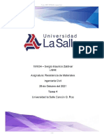 Cálculo de esfuerzos principales y cortantes en un elemento sometido a carga biaxial