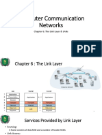 Computer Communication Networks: Chapter 6: The Link Layer & Lans