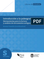 [Libros de Cátedra] Rosana Vassallo, (Coord.) - Introducción a La Paleografía. Herramientas Para La Lectura y Análisis de Documentos Antiguos (2019, Unive