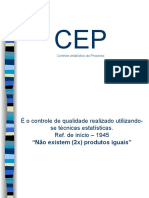 Controle estatístico do processo (CEP