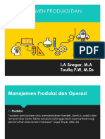 Slide PRD 404 Proses Produksi Manajemen I