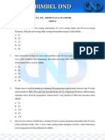 Soal Tiu Himpunan & Statistik - Bimbel DND (Sesi 2)