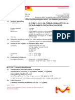 Safety Data Sheet: 2-PHENYL-N - (2 - (1-PYRROLIDINYL) ETHYL) - 4-Quinolinamine Dihydrochloride