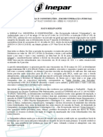 Inepar S.A. Indústria E Construções - em Recuperação Judicial CNPJ/MF Nº 76.627.504/0001-06 - NIRE 41 3 0029559 0