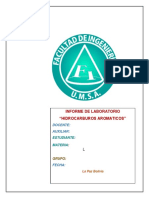 Informe Aromaticos I