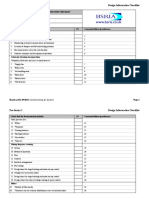 Pro-Forma 1 Design Information Checklist