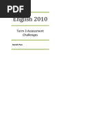 Download English Assignment Term 3 - Maos Last Dancer by Sarah Pun SN54515366 doc pdf