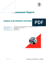 Assessment Report: Hansol Electronics Vietnam Co., LTD