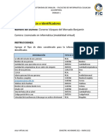 Tipos Datos Identificadores para pseudocodigo