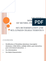 GENETICS_CHAPTER 4_MODIFICATION OF MENDEL-EXTENSION AND MODIFICATION-SEX DETERMINATION