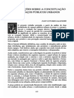 Artigo - Considerações Sobre A Conceituação Dos Espaços Públicos Urbanos