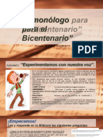 Un Monólogo para El Bicentenario II